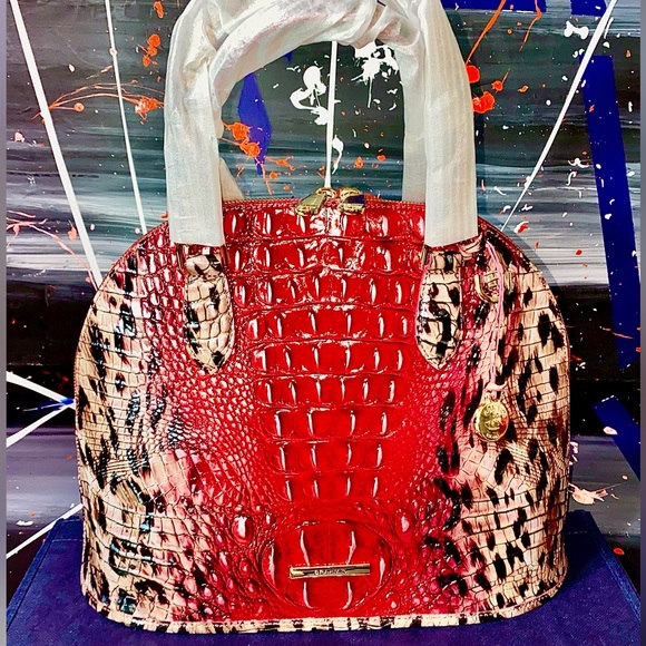 Brahmin in Ruby red Satchel - Picture 8 of 16